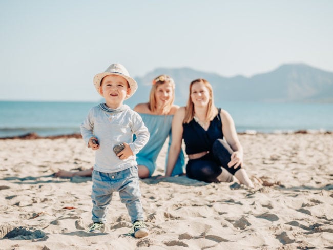 familienshooting am strand