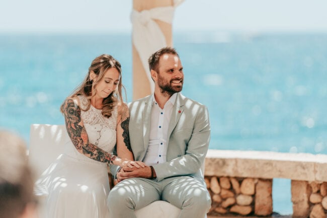 freie trauung im port verd del mar auf mallorca | lps photograph